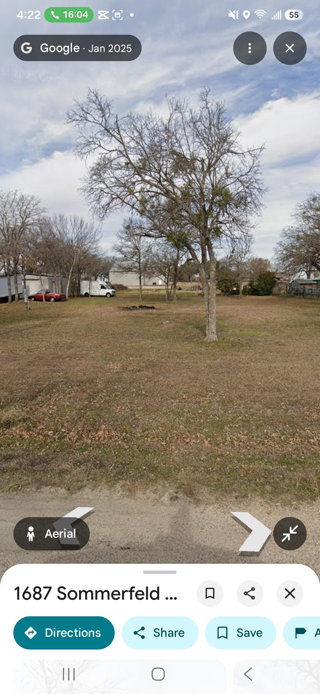 0.72-Acre Barndominium Vision - before